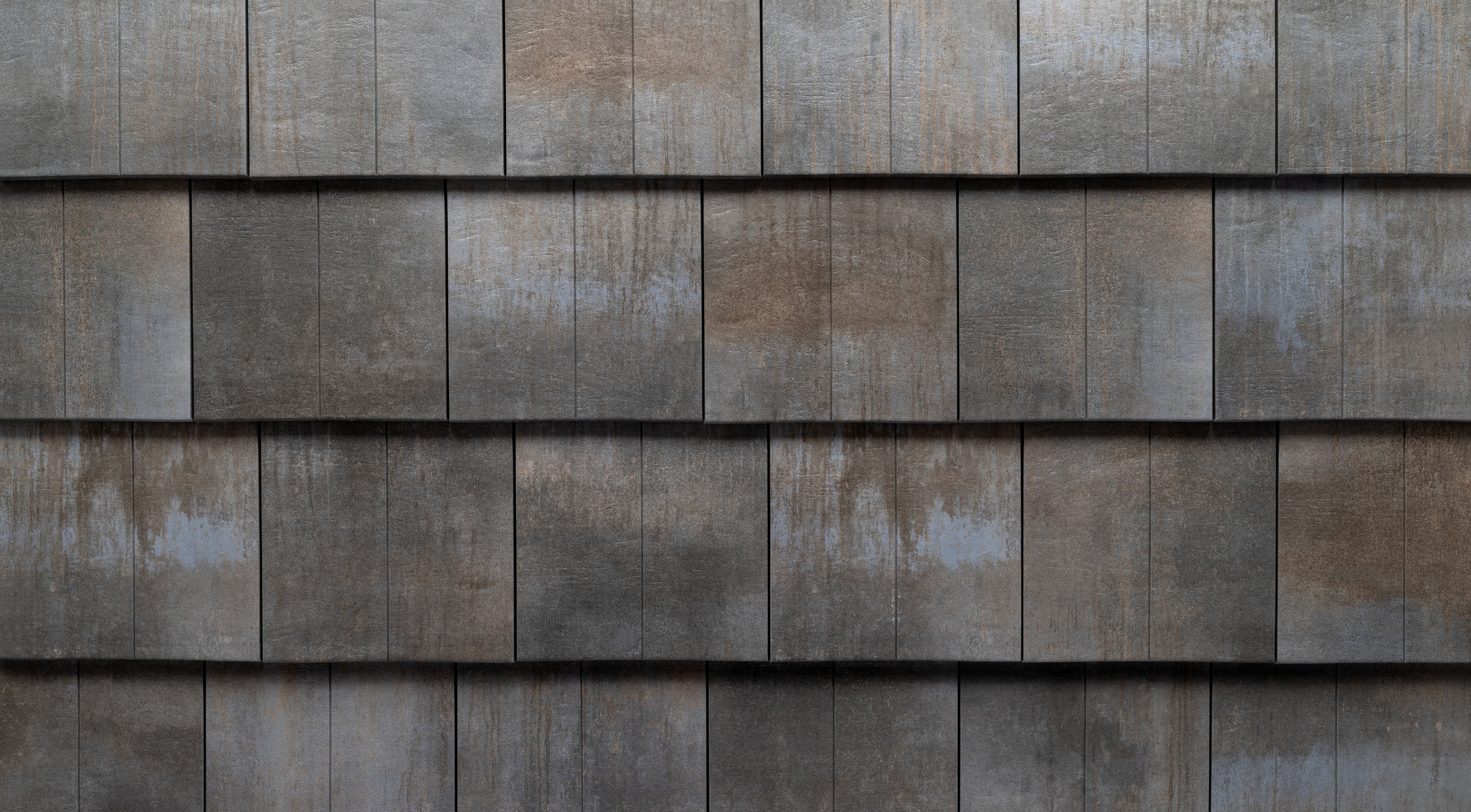 236000150613 Doppelschindel Alesund Tonwerk Klinker Metallic Grau