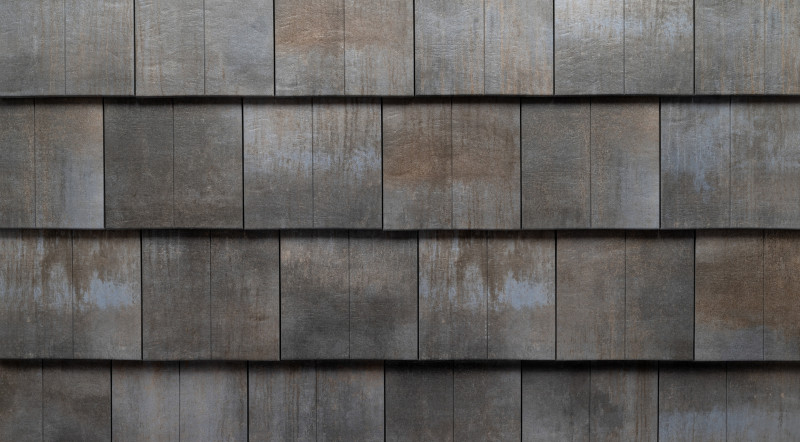 236000150613 Doppelschindel Alesund Tonwerk Klinker Metallic Grau